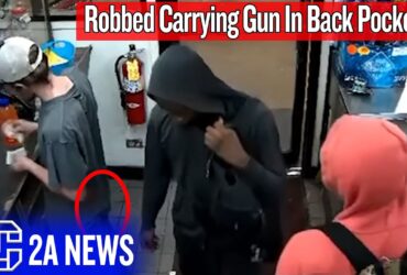 Man Robbed Carrying Gun In Back Pocket, Then Shot Trying To Get It Back
