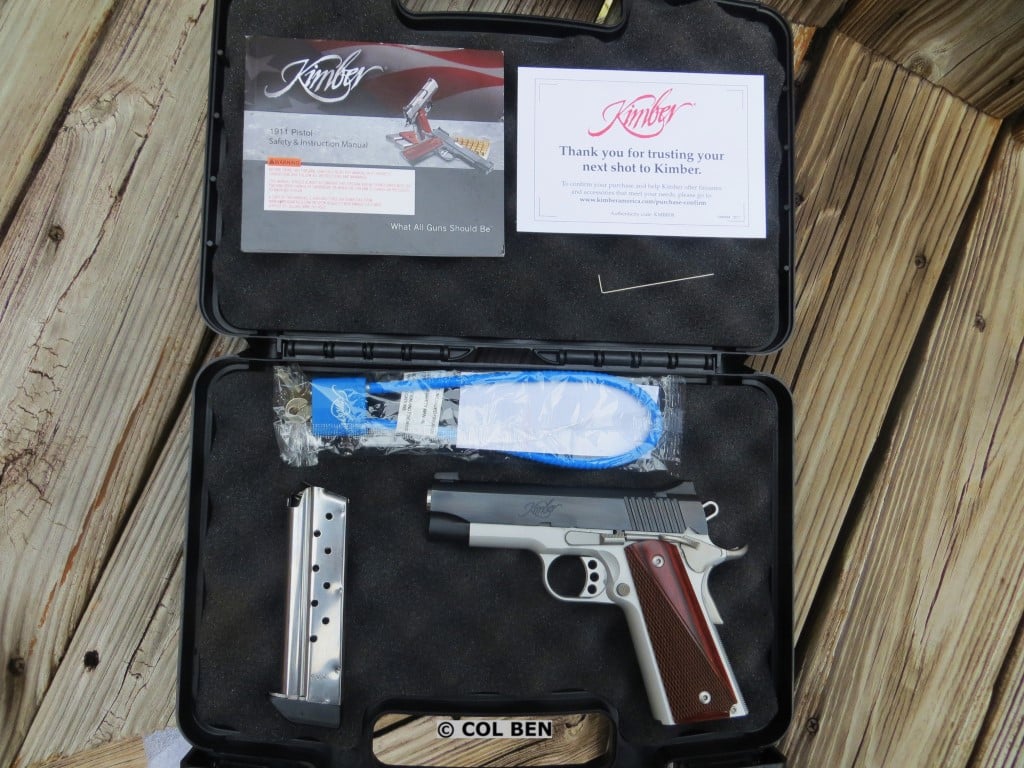 Kimber 1911 PCII in Hard Case with Mag, Lock, Instruction Manual & Disassembly Tool