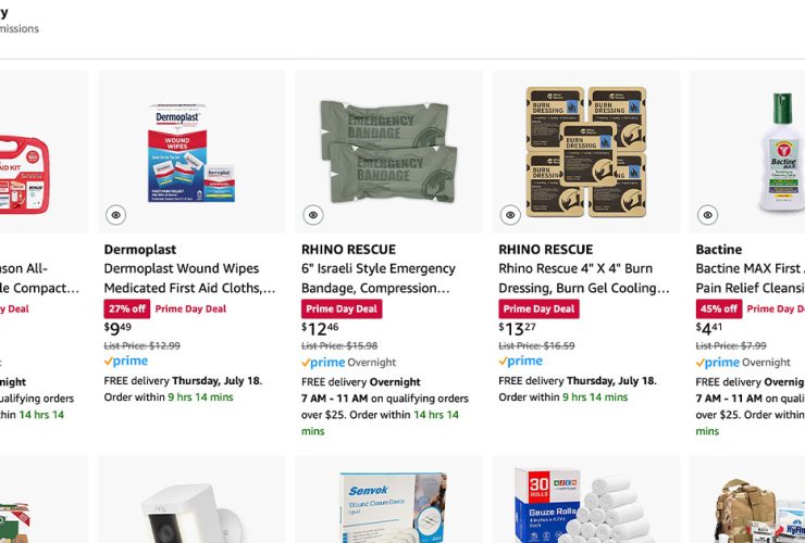 Amazon Prime Day 2024: Top Deals for Gun Owners on Home Security, First Aid, EDC Gear, and More