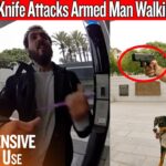FAFO: Man With Knife Attacks Armed Man Walking His Dog