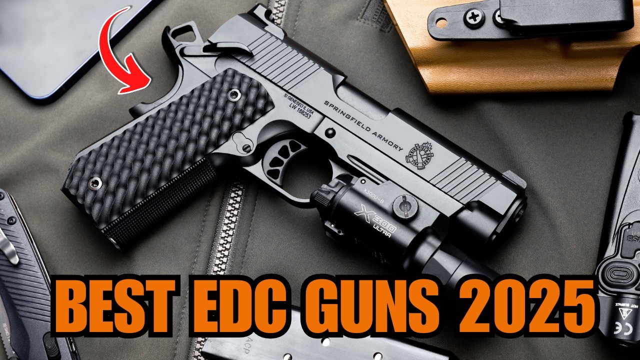 Top 8 Best Compact Handguns for Everyday Carry in 2025