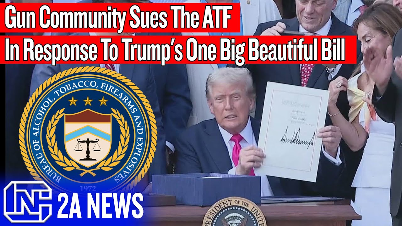 Gun Community Sues The ATF In Response To Trump’s One Big Beautiful Bill