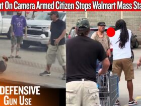 Caught On Camera Armed Citizen Stops Walmart Mass Stabbing Of 11 People