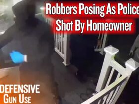 2 Armed Robbers Posing As Police Killed By Home Owner With A Gun