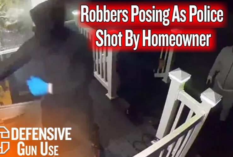 2 Armed Robbers Posing As Police Killed By Home Owner With A Gun