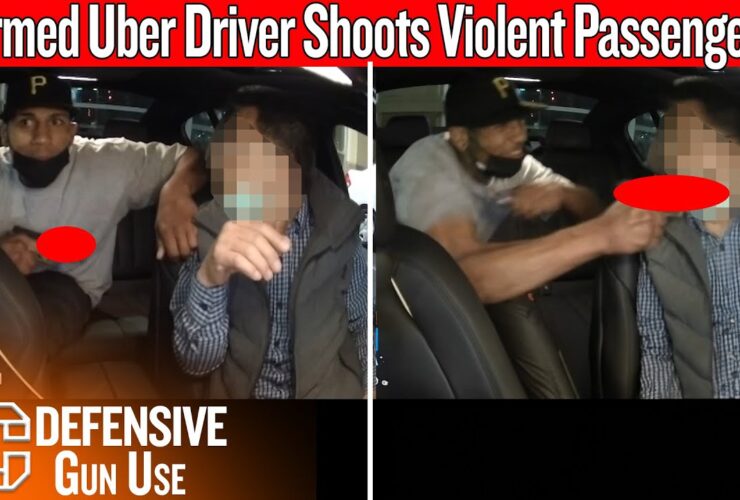 Armed Uber Driver Shoots Passenger Who Tased & Strangles Him