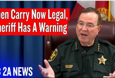 Open Carry Now Legal, Sheriff Has A Warning