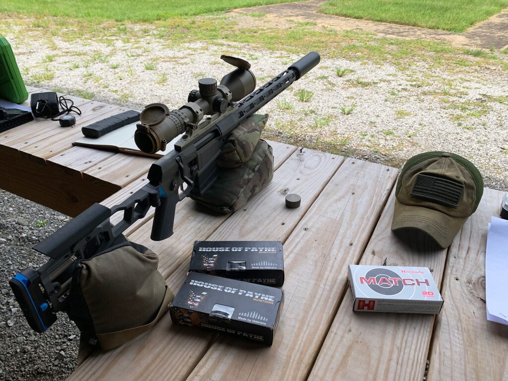 Q SPEAKEASY suppressor on Q Fix rifle