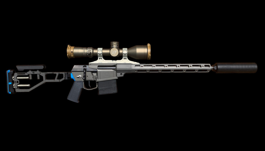 Q SPEAKEASY suppressor on Q Fix rifle