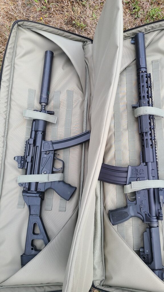 5.11 double rifle case versus Savior Equipment Camo Urban Warfare double rifle case