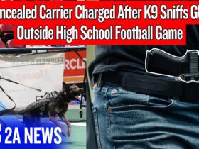 Concealed Carrier Charged After K9 Sniffs GUN Outside High School Football Game