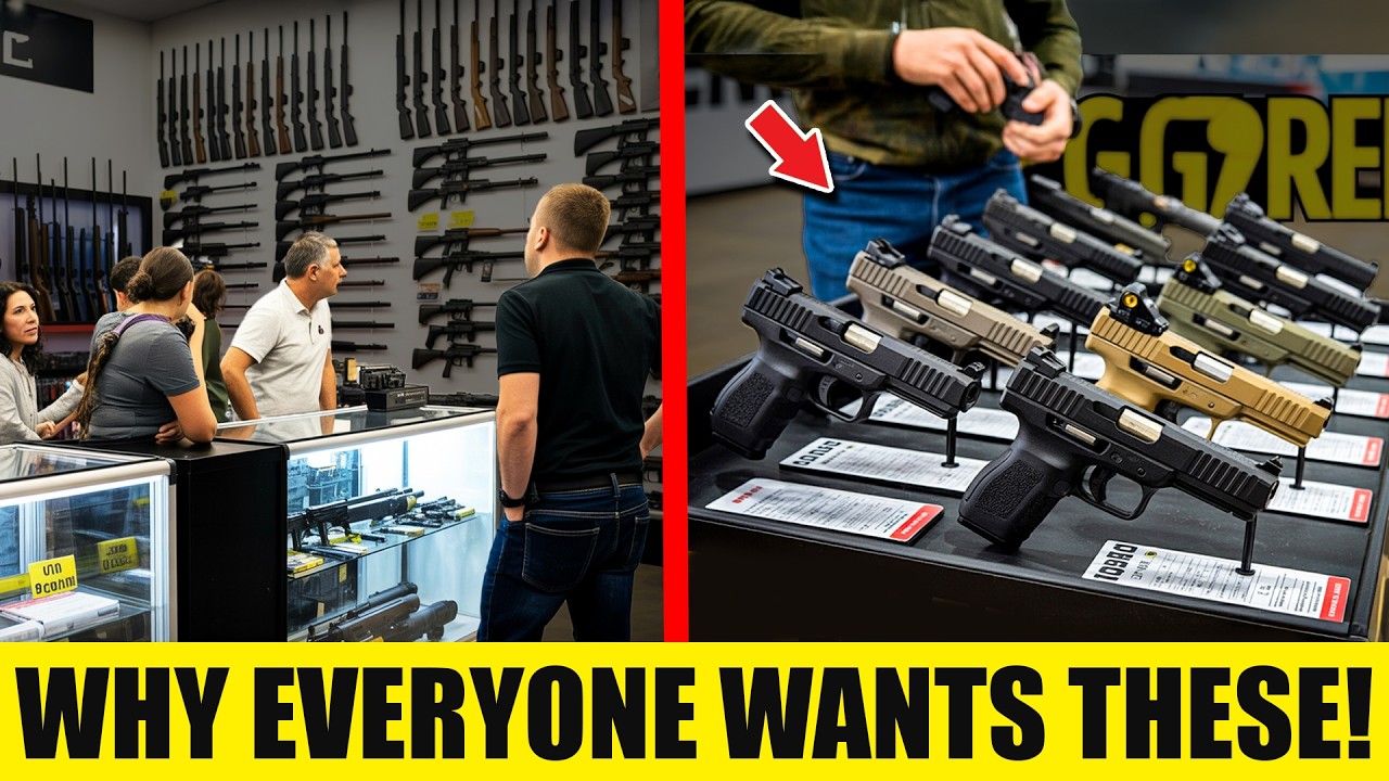 TOP 10 Pistols Selling Out Fast in 2025 – Gun Stores Can’t Keep Up!