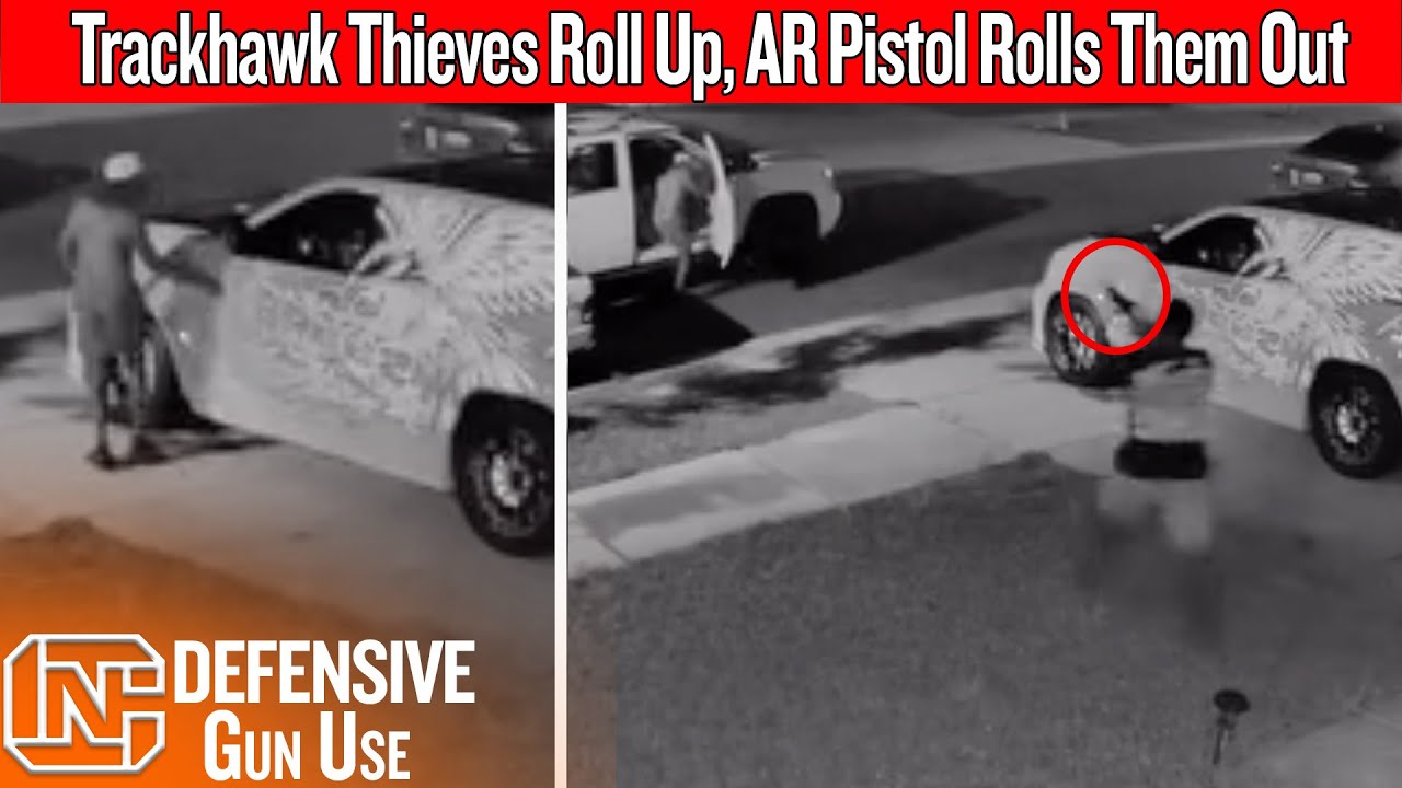 Trackhawk Thieves Didn’t Expect an AR Pistol Waiting for Them