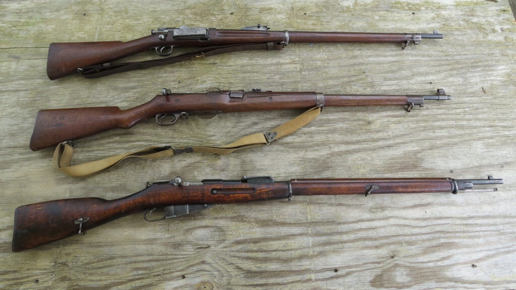 Ross MK II rifle with M1917 Kerr sling