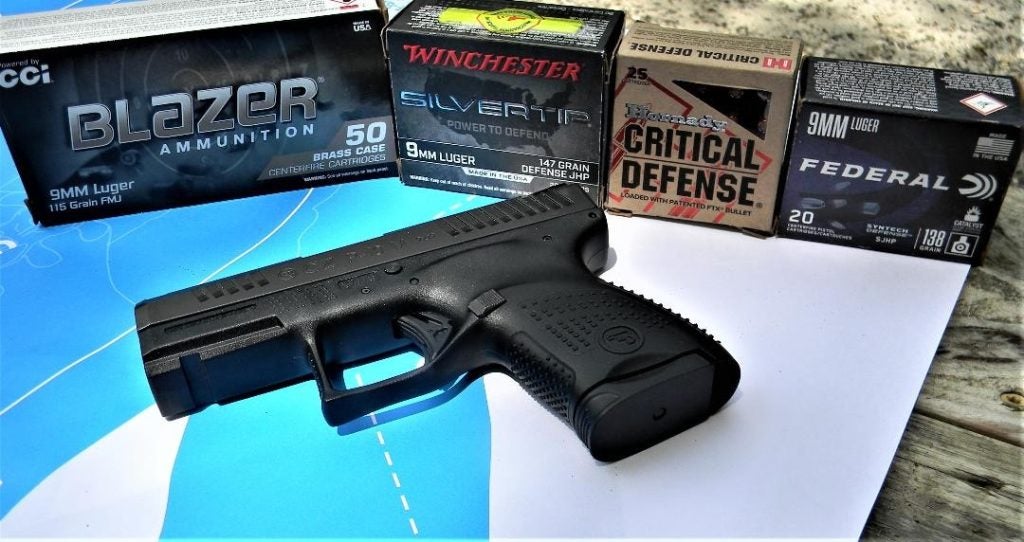 ammo tested with the cz p-10 ported pistol