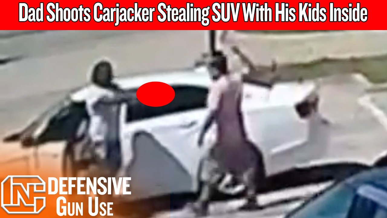 Caught On Video: Texas Dad Shoots Carjacker Trying To Steal SUV With His Kids Inside