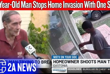Home Invader Shot By 74-Year-Old Then Calls 911