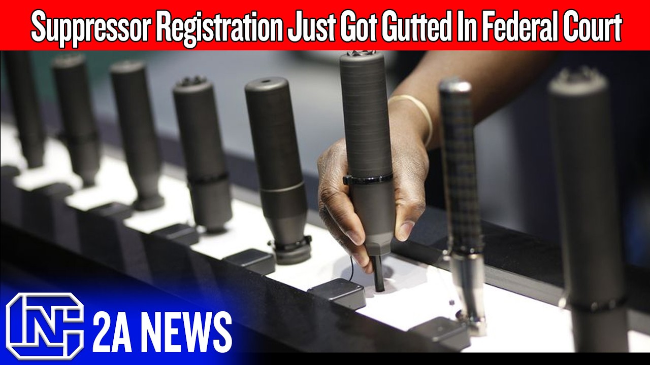 Suppressor Registration Just Got Gutted In Federal Court