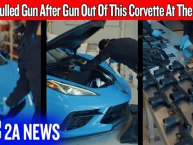 They Pulled Gun After Gun Out Of This Corvette At The Border