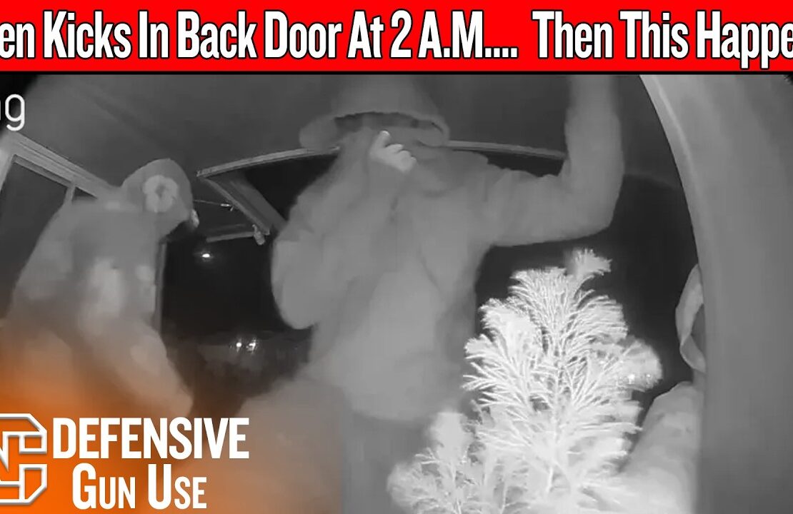 Teen Kicks In Homeowner’s Back Door At 2 A.M.… Then This Happens