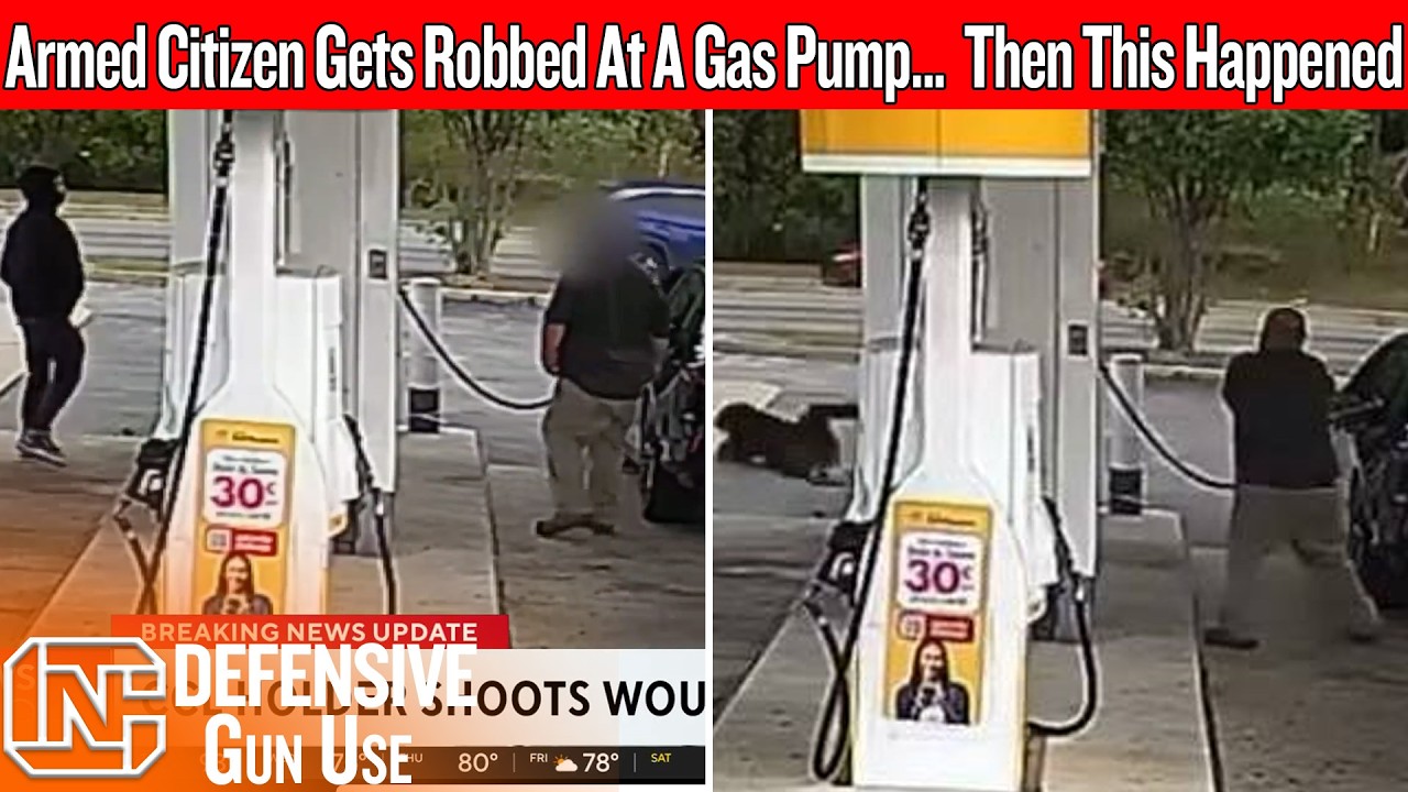 A Masked Robber Walked Up On A Man Pumping Gas… Then Saw The Gun