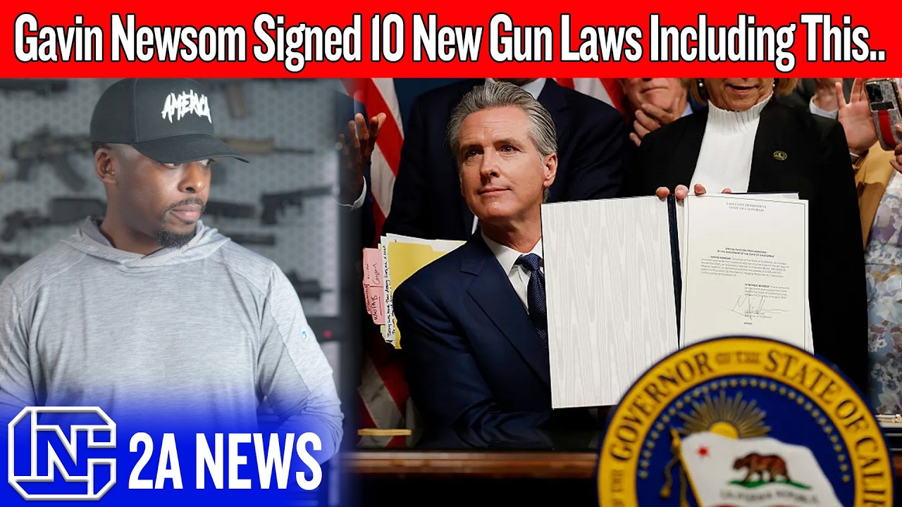 Gavin Newsom Signed 10 New Gun Laws… Including Software That Doesn’t Exist Yet