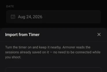 My App Automatically Imports Your Shot Timer Data